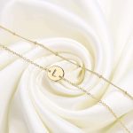 MONOZO Gold Initial Bracelets for Women Girls, Dainty 14K Gold Filled Layered Beaded Letter Initial Bracelet Personalized 26 Alphabet Disc Monogram Charm Bracelet Jewelry Gifts for Girls - Image 7